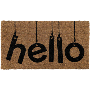 Preș Intrare Hello 33X60CM Coco/Pvc
