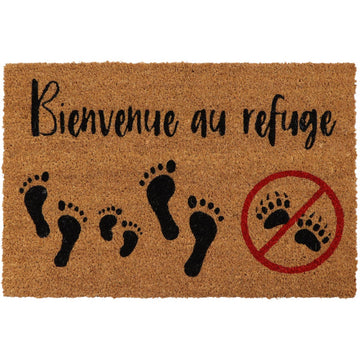 Preș Intrare Plain 40X60CM Coco/Pvc - Bienvenue