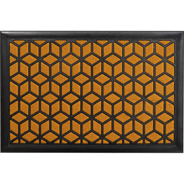 Preș Intrare Long Island 40X60CM Polipropilenă/Cauciuc - Galben Muștar