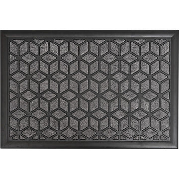 Preș Intrare Long Island 40X60CM Polipropilenă/Cauciuc - Gri Cărbune