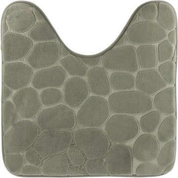 Covor Microfibră cu Memorie Pebble 45x50 cm - Kaki