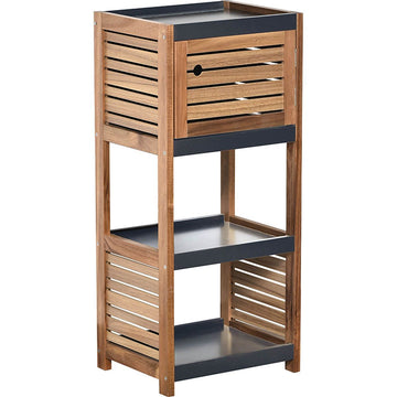 Raft Interior Din Acacia Și MDF Cu 1 Ușă - Element