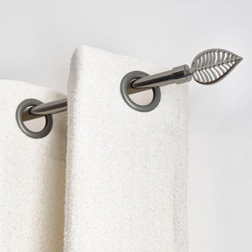 Set Galerie Extensibilă 120 - 210 CM Amazonia Φ19MM - Grafit - Set galerie extensibilă - Softambient
