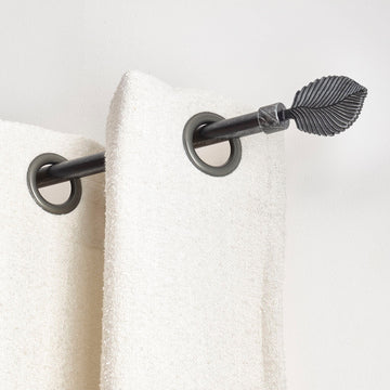 Set Galerie Extensibilă 120 - 210 CM Exotica Φ19MM - Negru Argintiu - Set galerie extensibilă - Softambient