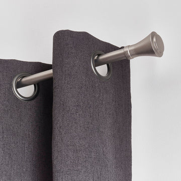Set Galerie Extensibilă 210 - 380 CM Brasserie Φ19MM - Argintiu - Set galerie extensibilă - Softambient
