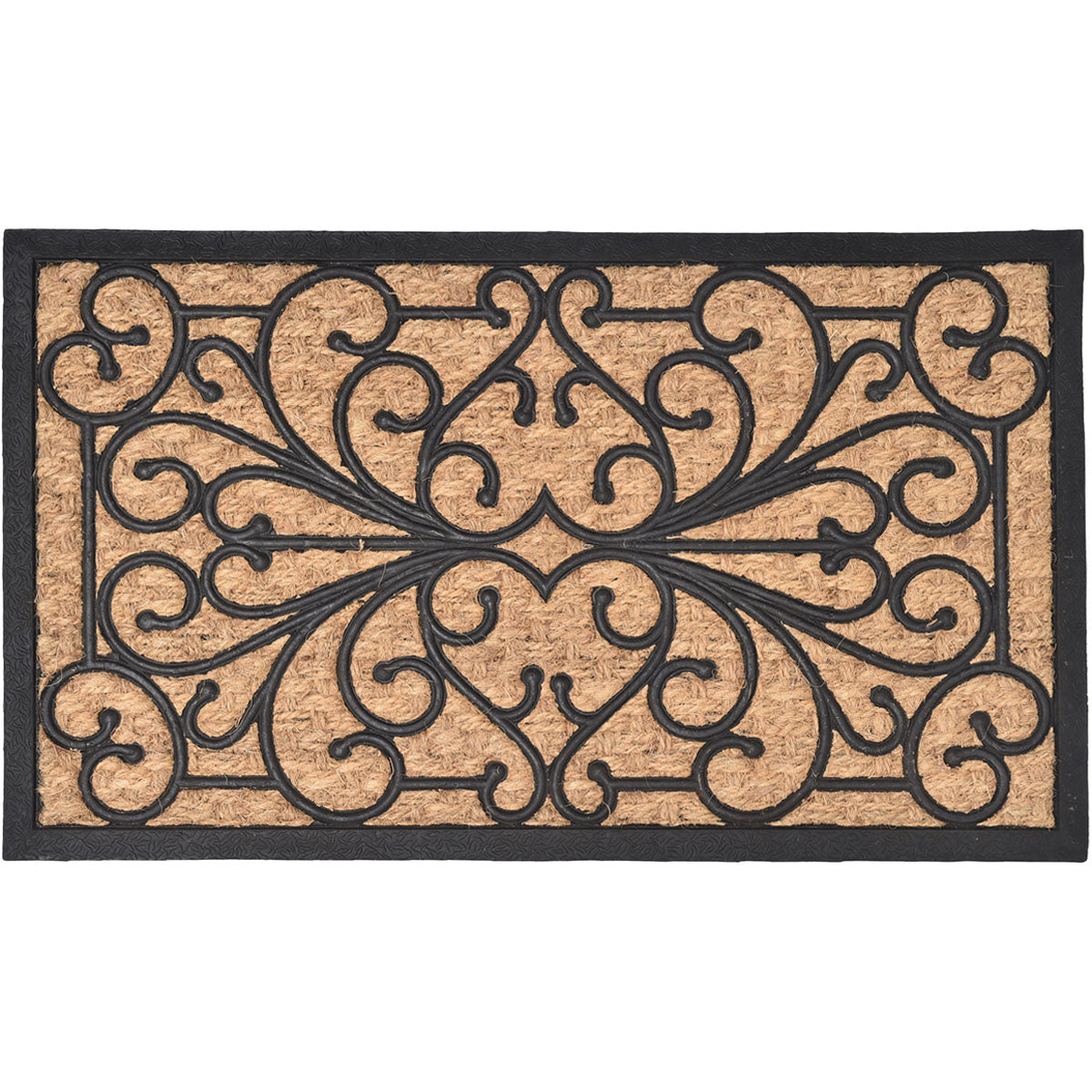 Preș Intrare Sally 40X60CM Coco/Cauciuc - Natural