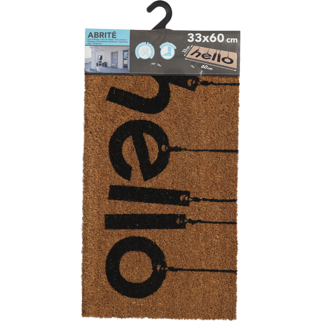 Preș Intrare Hello 33X60CM Coco/Pvc