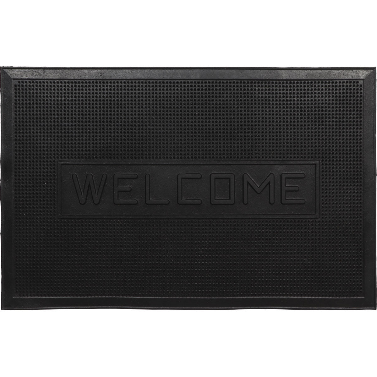 Preș Intrare Adam 45X70CM Cauciuc - Negru Welcome