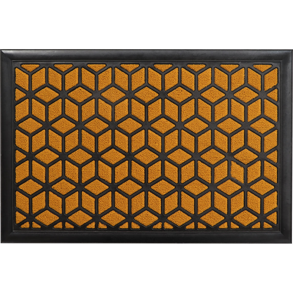 Preș Intrare Long Island 40X60CM Polipropilenă/Cauciuc - Galben Muștar