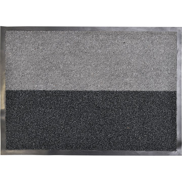 Preș Intrare Magic 50X70CM Polipropilenă/Pvc - Gri/Negru