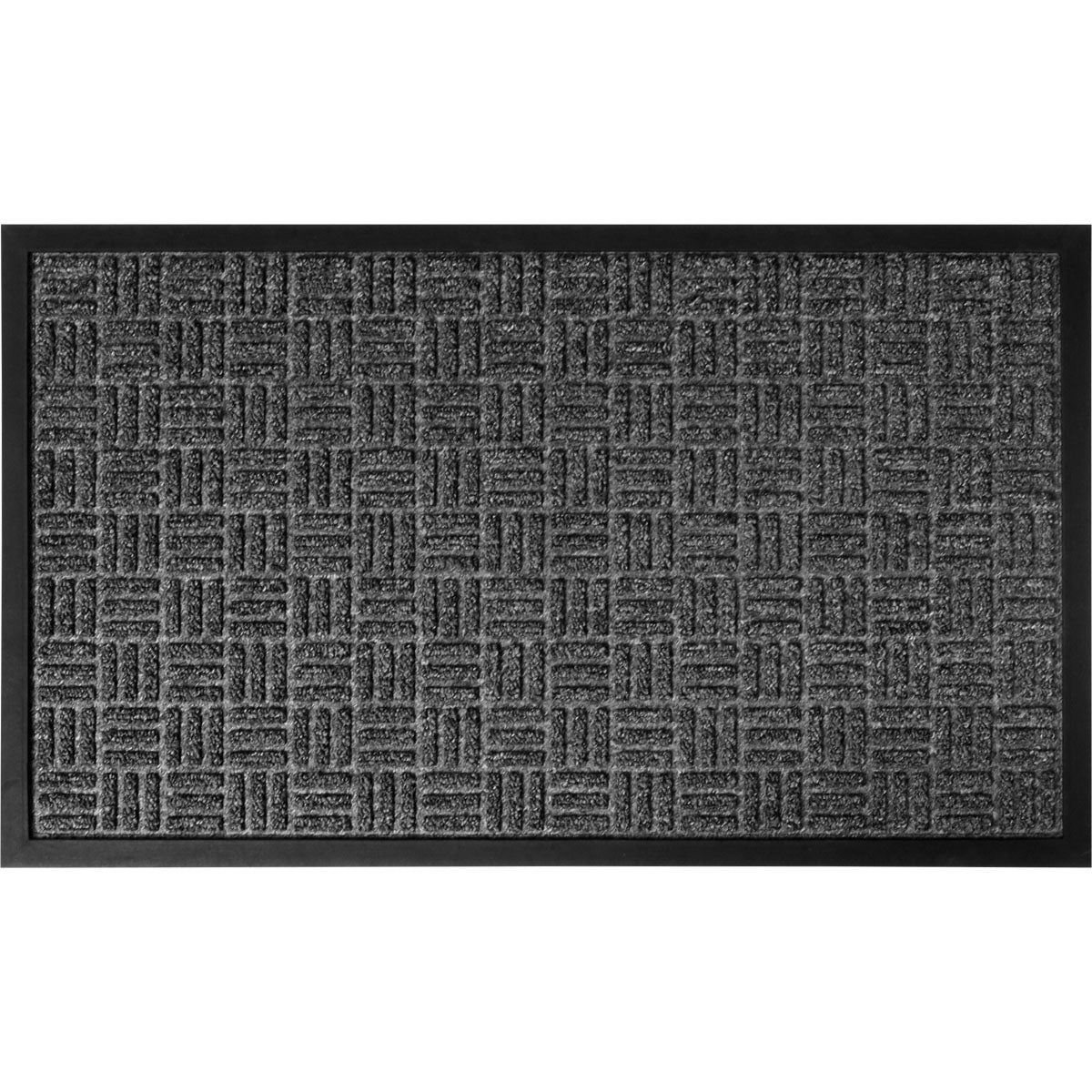 Preș Intrare Yvan 45X75CM Polipropilenă/Cauciuc - Gri Închis