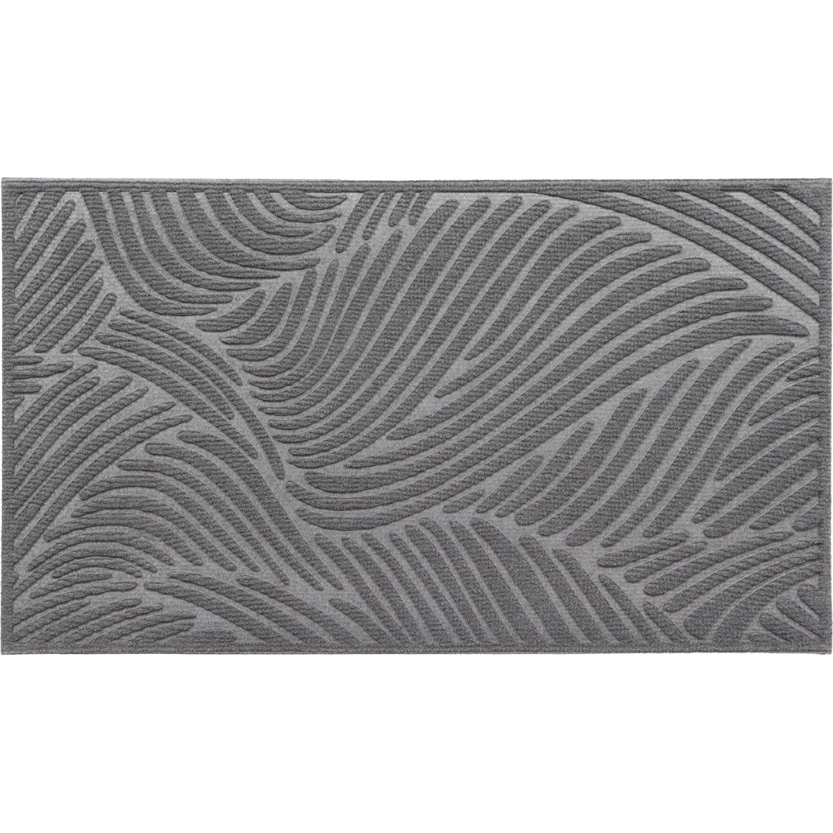 Preș Intrare Vague 43,5X75CM Poliester/Cauciuc - Gri Închis