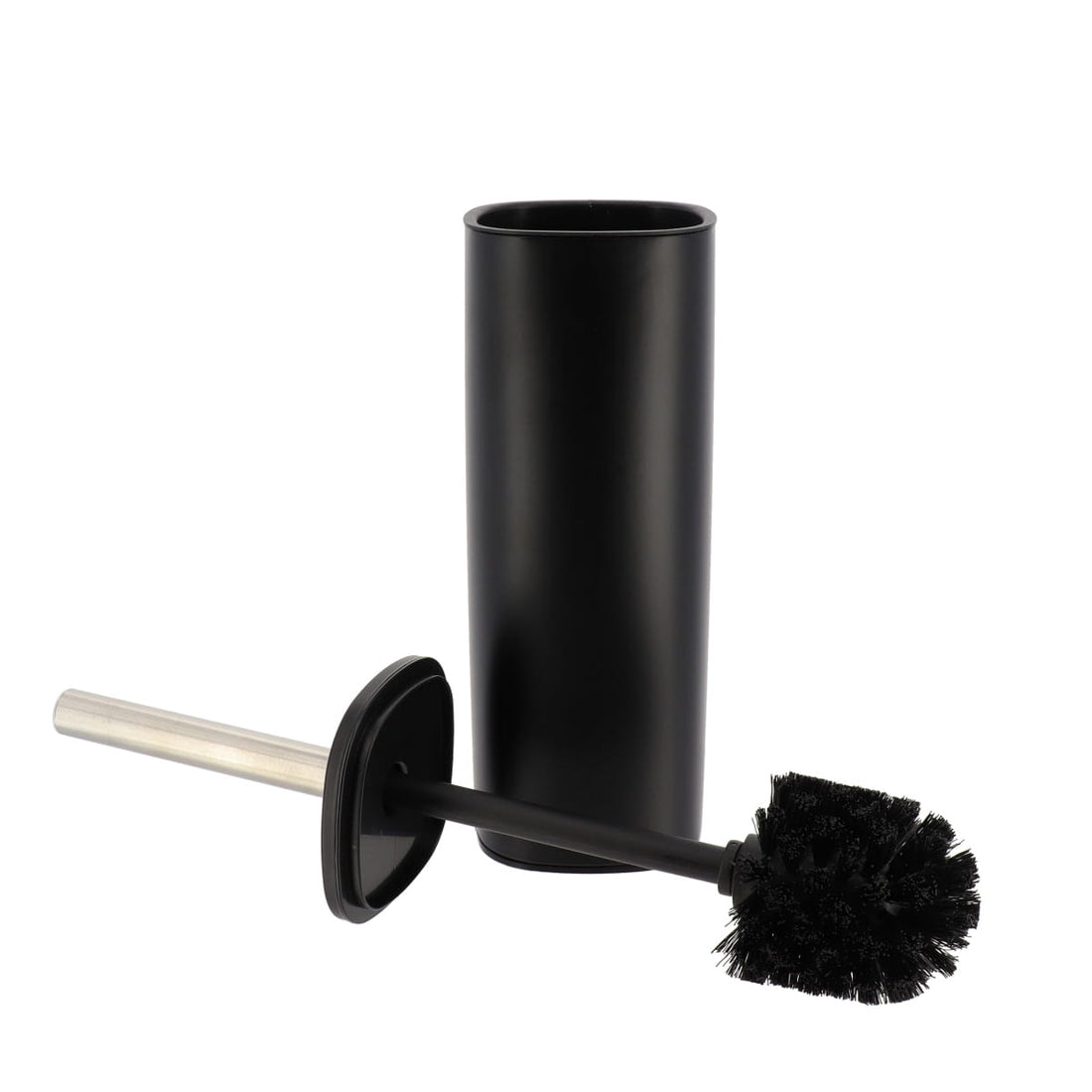 Perie Toaletă Pătrată Metalică - Negru