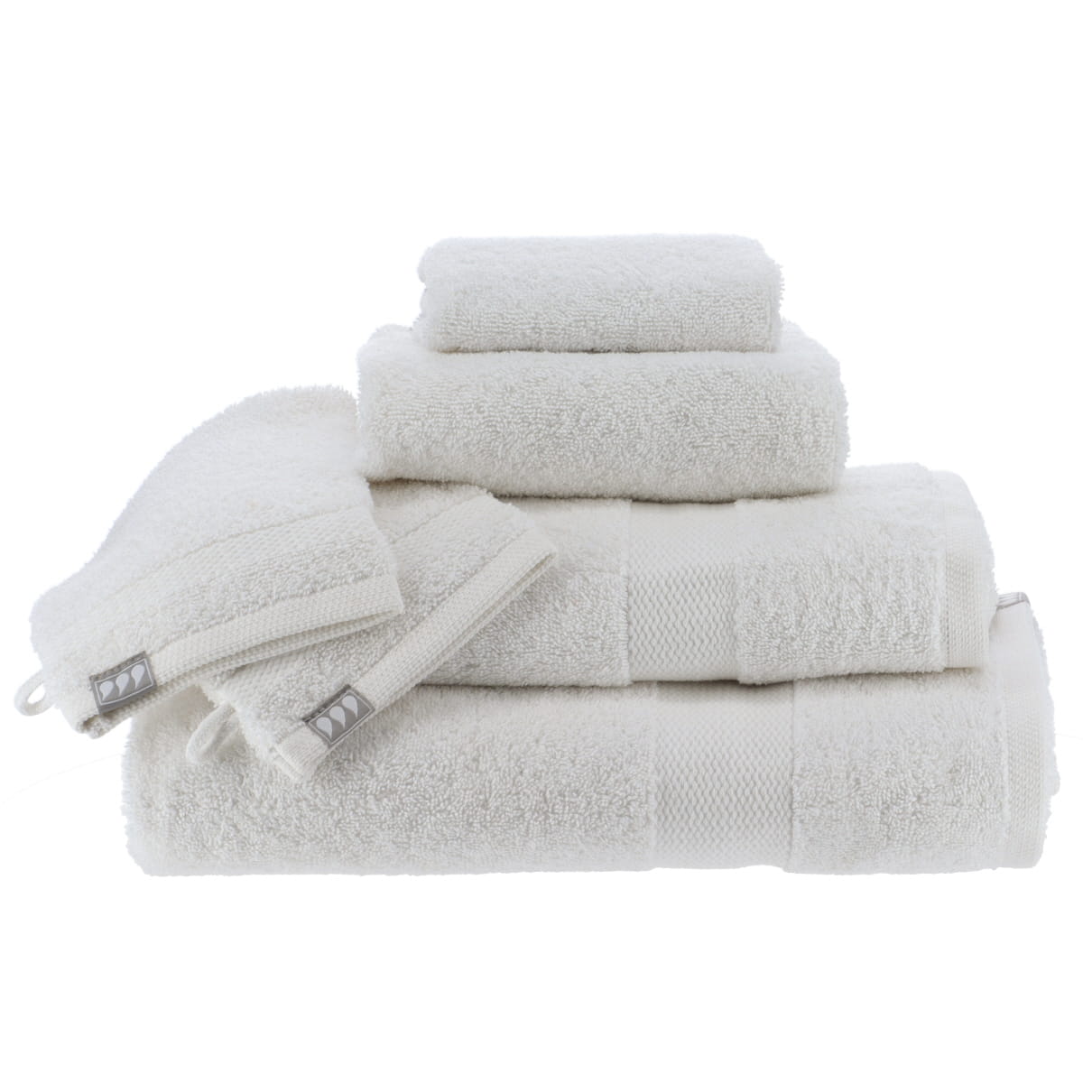 Set de 2 Mănuși din Bumbac 100% 15x21 cm - Alb