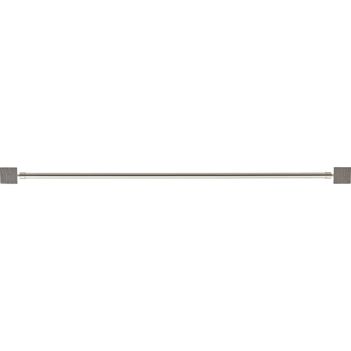 Galerie Extensibilă 210-380 CM Strass - Argintiu Mat