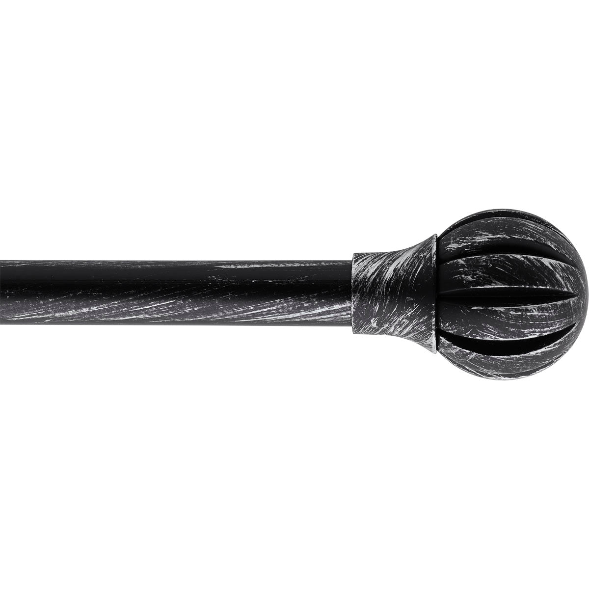 Galerie Extensibilă 120-210 CM Touch of Zen  - Negru Argintiu