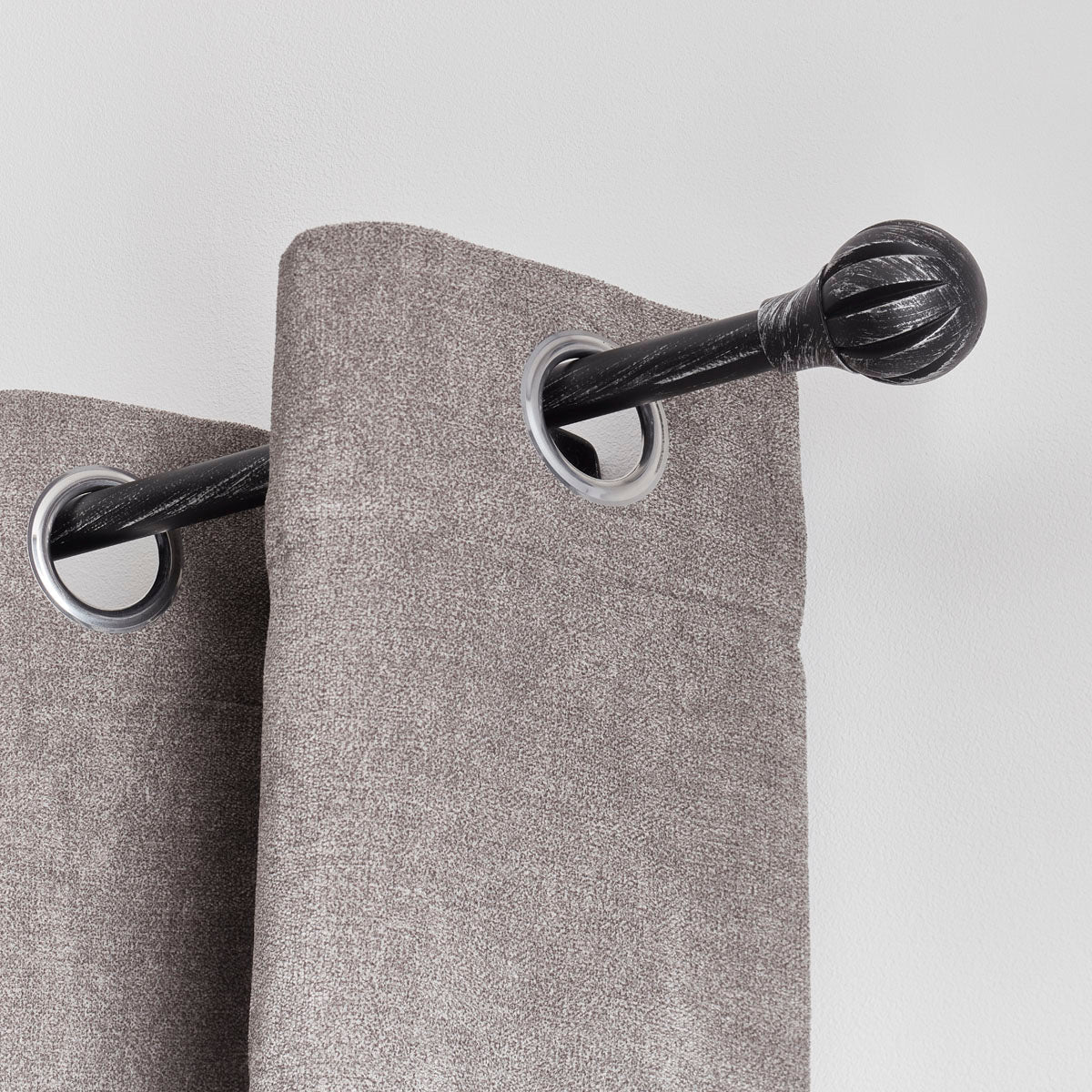 Galerie Extensibilă 120-210 CM Touch of Zen  - Negru Argintiu