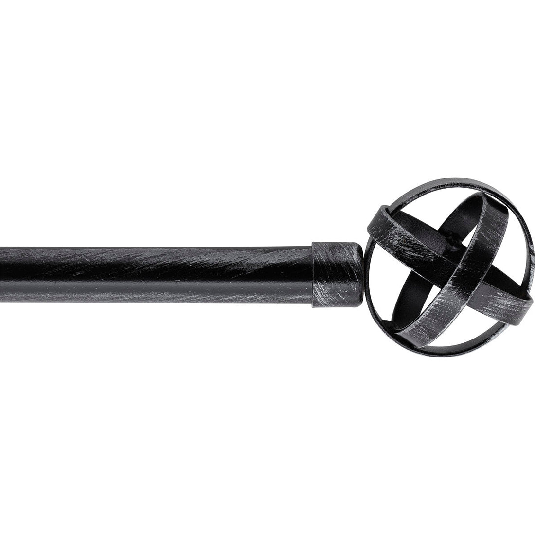 Galerie Extensibilă 210-380 CM Capri - Negru Argintiu