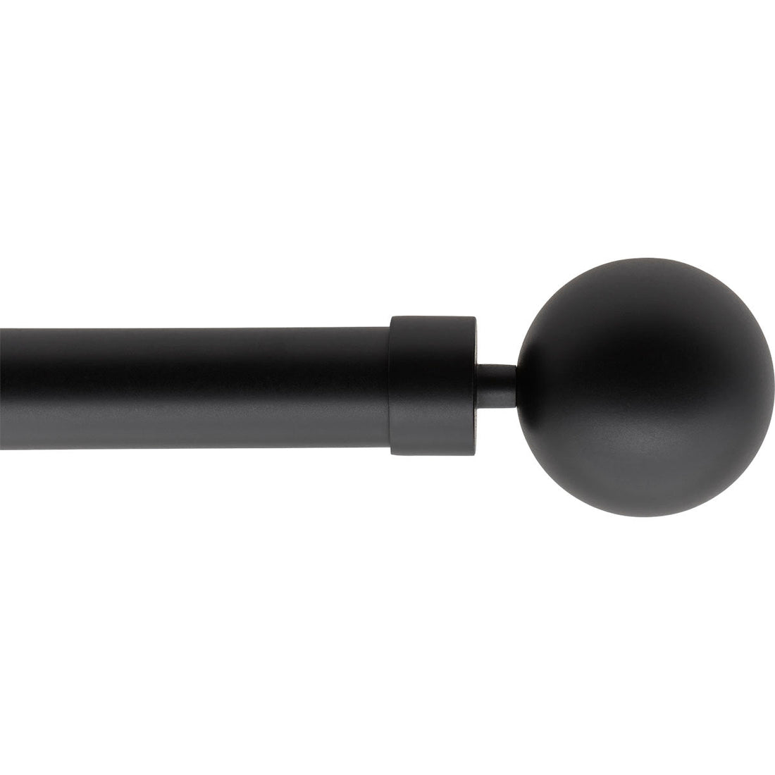 Galerie Extensibilă 120-210 CM Gaia - Negru Mat