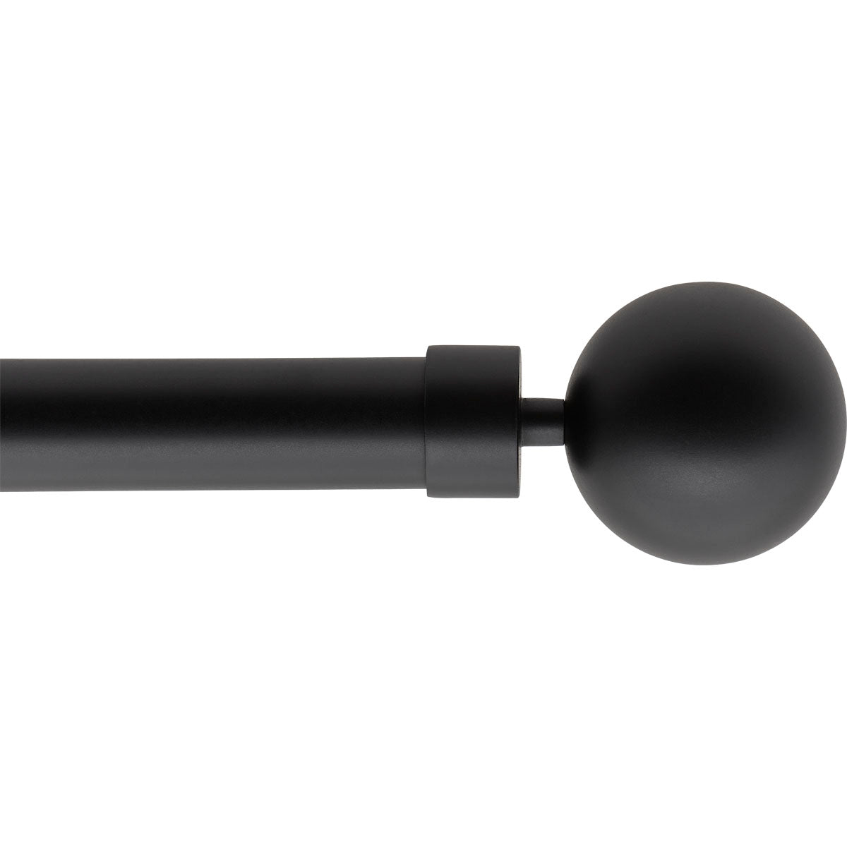 Galerie Extensibilă 210-380 CM Gaia - Negru Mat