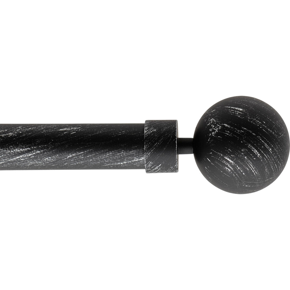 Galerie Extensibilă 210-380 CM Gaia - Negru Argintiu