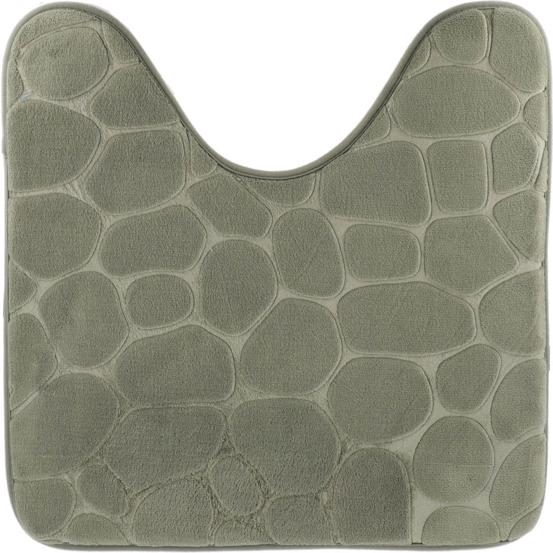Covor Microfibră cu Memorie Pebble 45x50 cm - Kaki