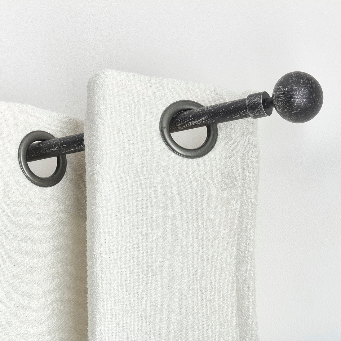 Galerie Extensibilă 120-210 CM Basic - Negru Argintiu