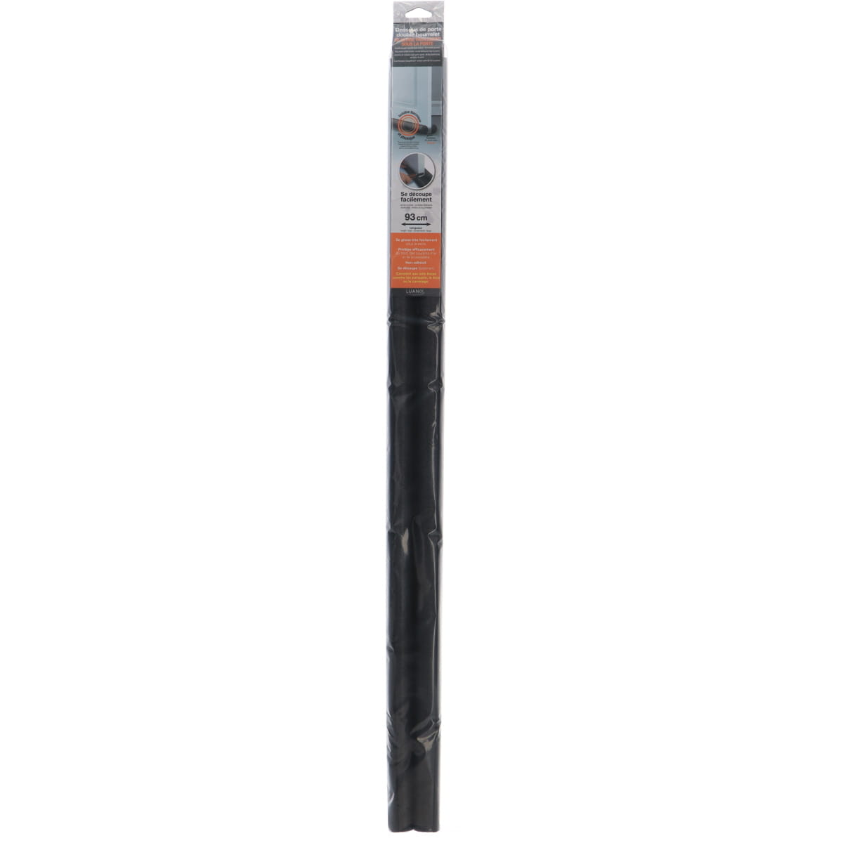 Izolator ușă dublu 93CM  - Negru