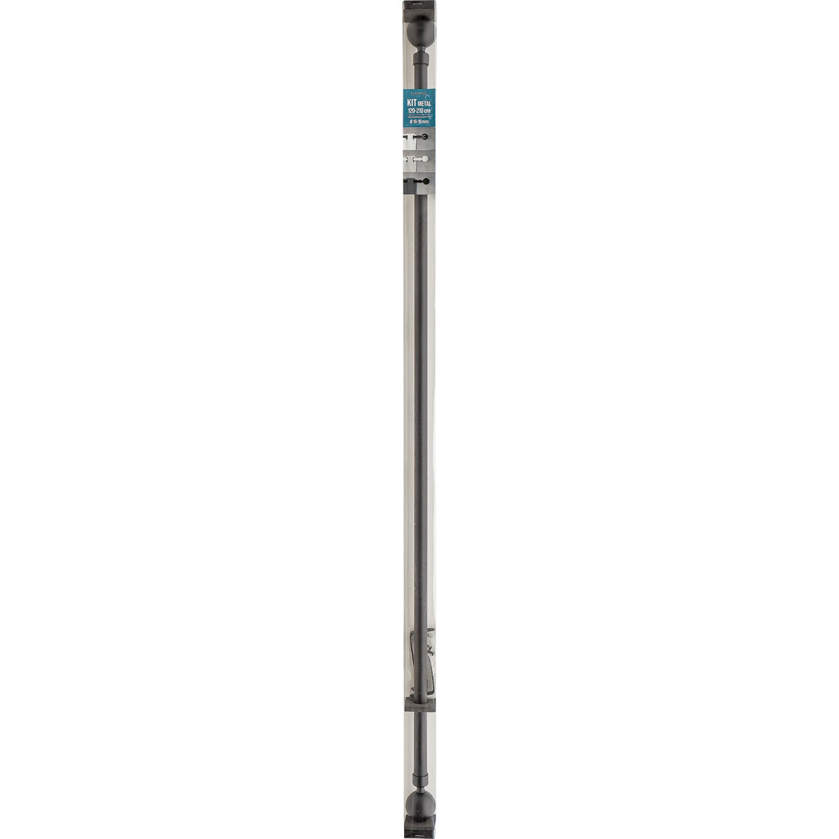 Galerie Extensibilă 120-210 CM Stael - Negru Mat