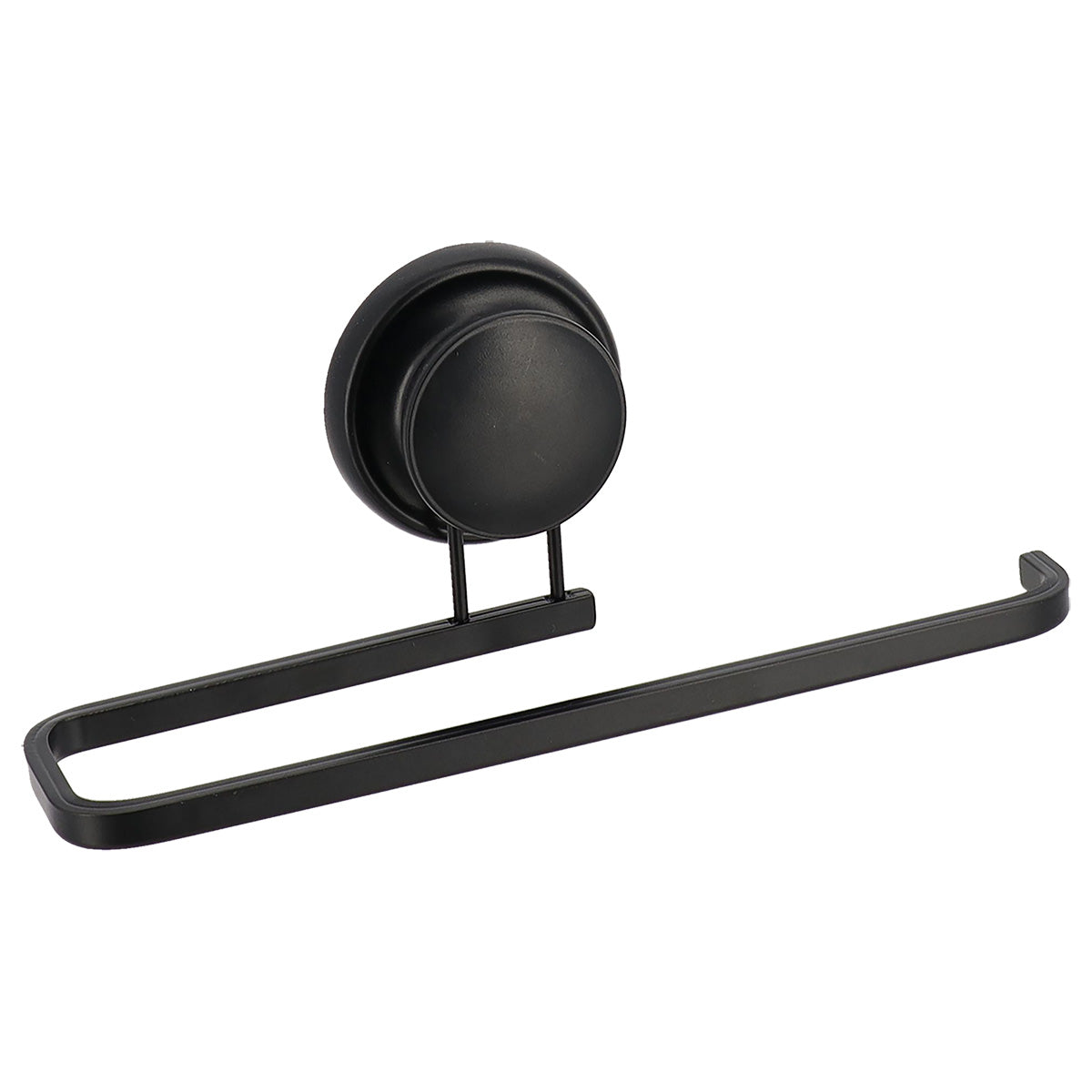 Suport pentru Prosoape din Aluminiu cu Ventuză - Negru Mat