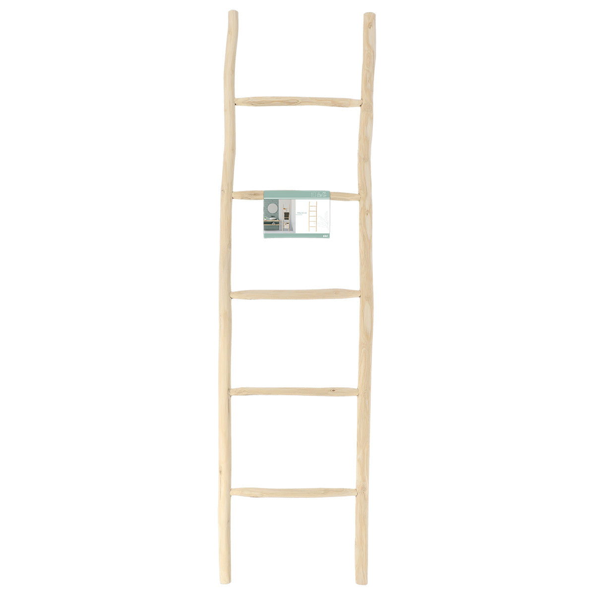 Raft pentru Prosoape în Stil Scară cu 5 Bare – Bambus 100% Natural