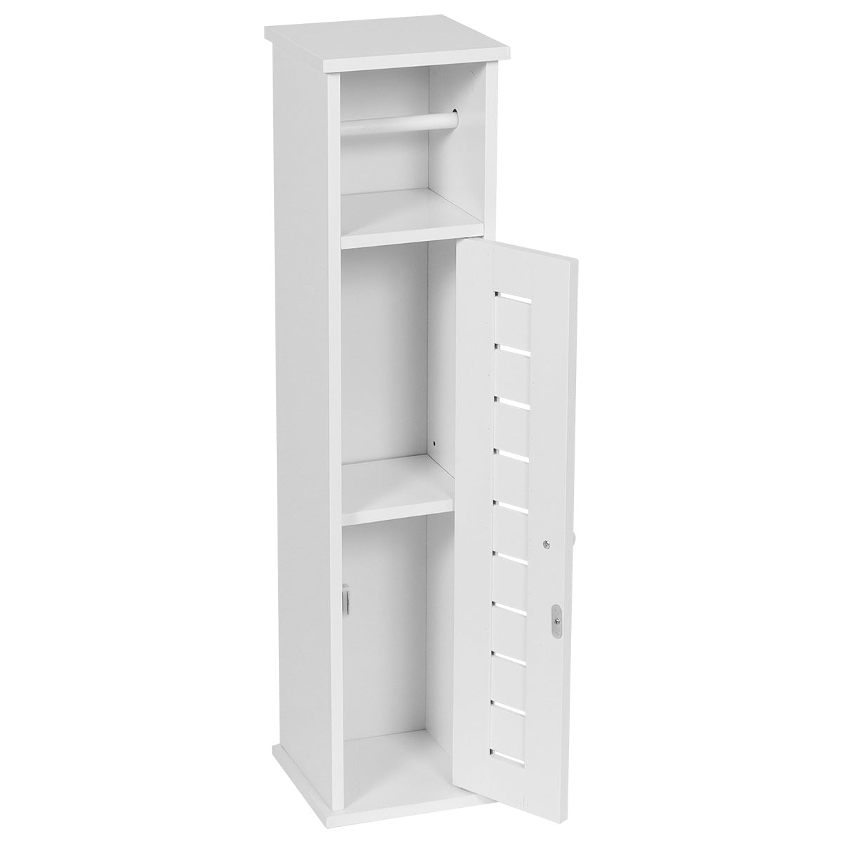 Rezervă Și Dispenser De Hârtie Igienică Cu 1 Ușă Și 1 Raft Interior - Santorin