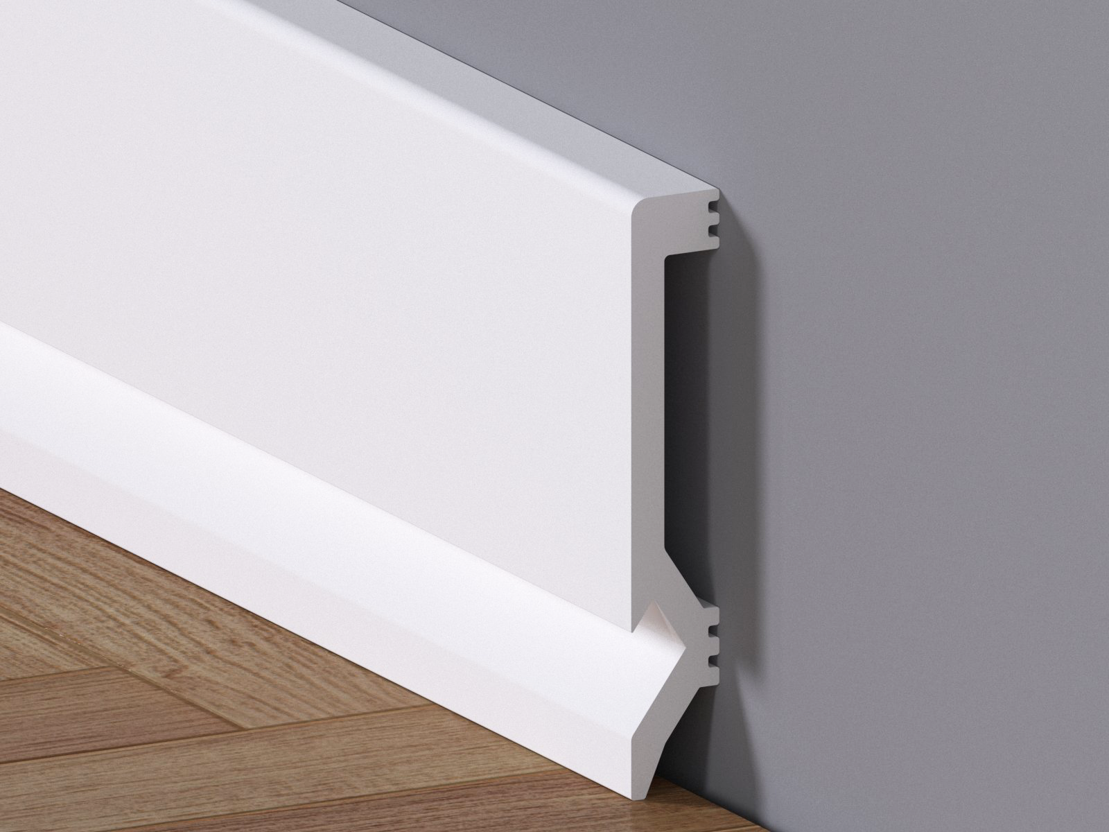Plintă LED Duropolimer 10 cm UltraRezistentă - Diamant 100