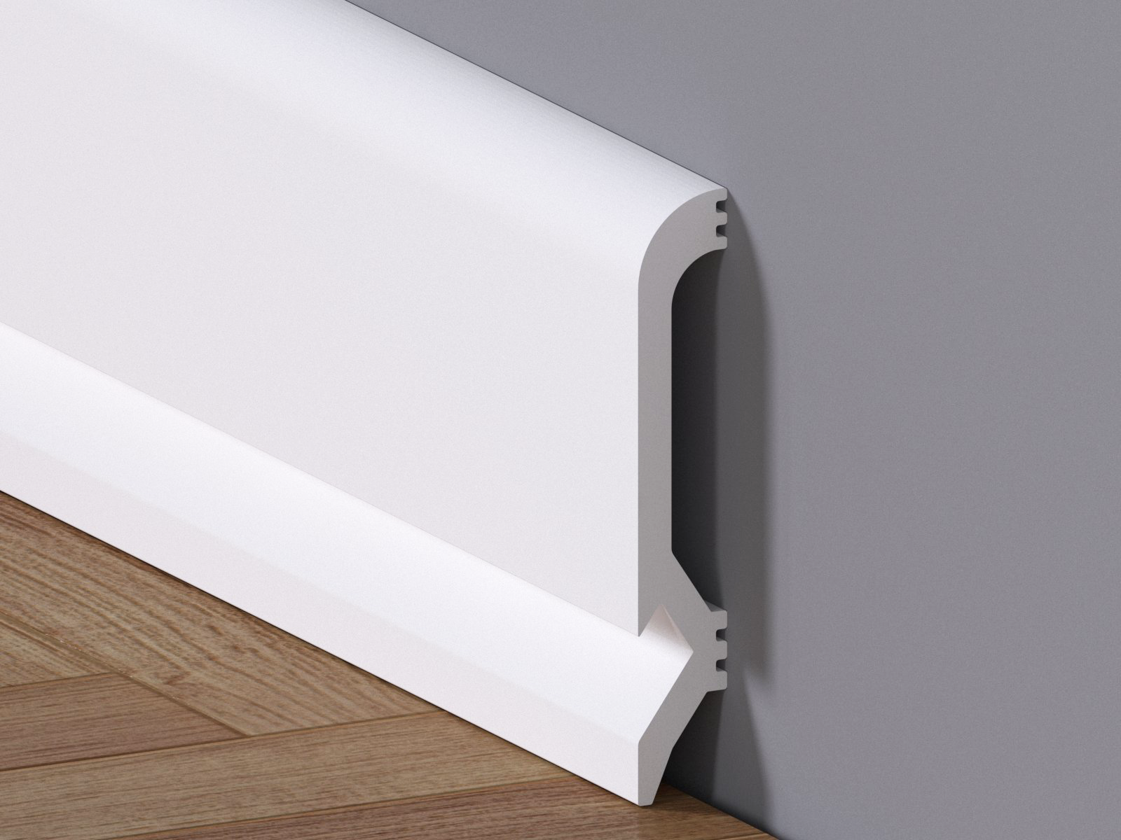 Plintă LED Duropolimer 10 cm UltraRezistentă - Briliand 100