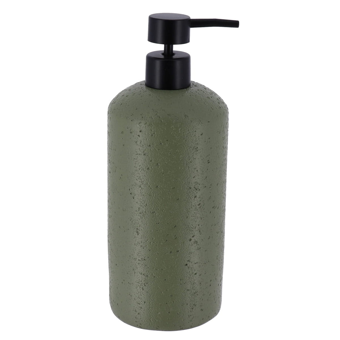 Dispenser pentru Săpun Polirezină 800 ml cu Efect Pietră - Khaki