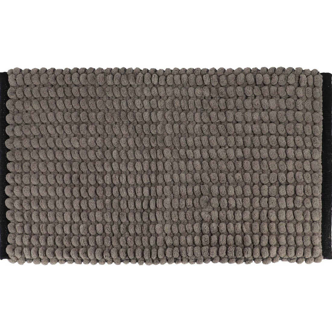 Covoraș Bicolor Bumbac 45x75 CM - Gri/Negru
