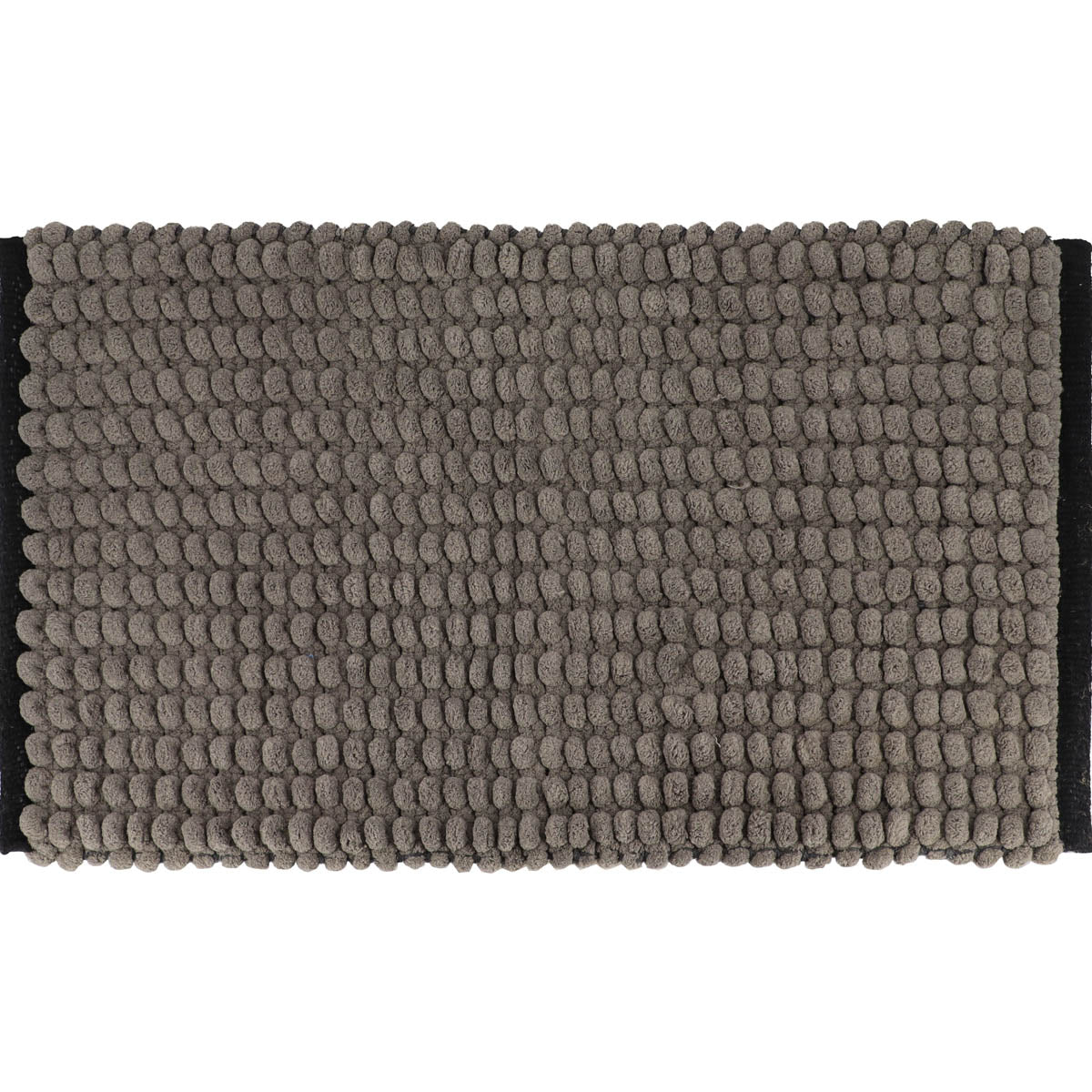 Covoraș Bicolor Bumbac 45x75 CM - Gri/Negru