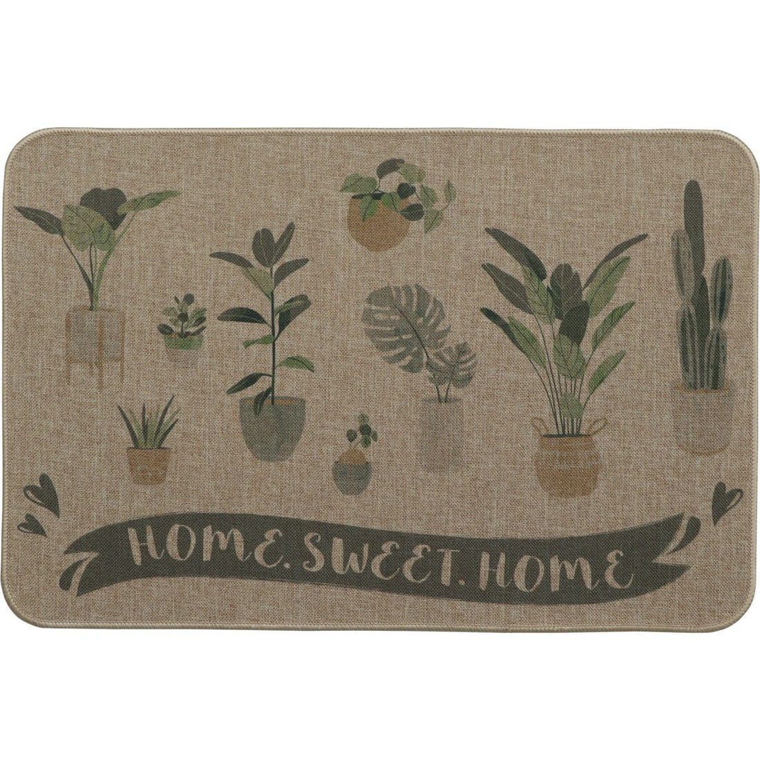 Covor bucătărie Home Sweet Home Beige - 50X80CM - Covor bucătărie - Softambient