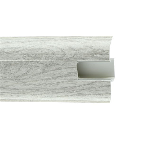 Plintă PVC cu Canal Cablu 5,5 cm x 250 cm - Plintă - Softambient