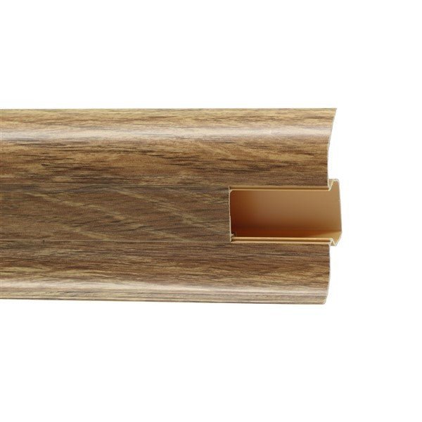 Plintă PVC cu Canal Cablu 5,5 cm x 250 cm - Plintă - Softambient