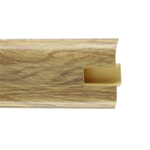 Plintă PVC cu Canal Cablu 5,5 cm x 250 cm - Plintă - Softambient