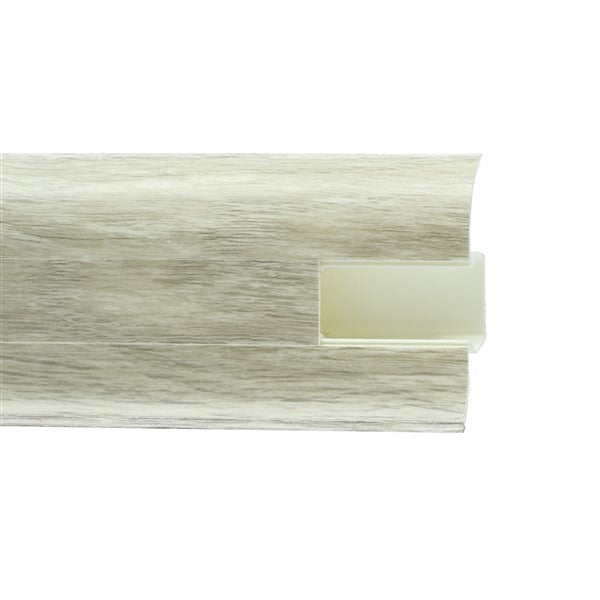Plintă PVC cu Canal Cablu 5,5 cm x 250 cm - Plintă - Softambient