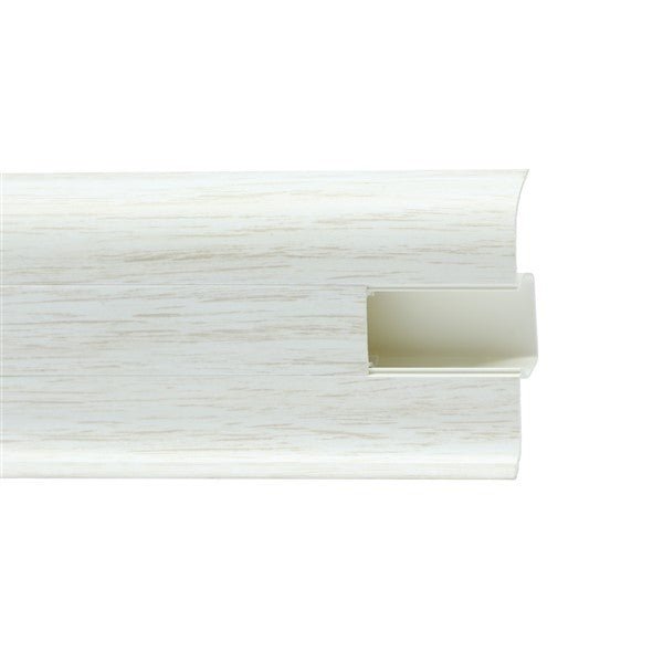 Plintă PVC cu Canal Cablu 5,5 cm x 250 cm - Plintă - Softambient