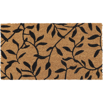 Preș Intrare Exterior 33X60CM Coco/Pvc - Feuille - Preș - Softambient
