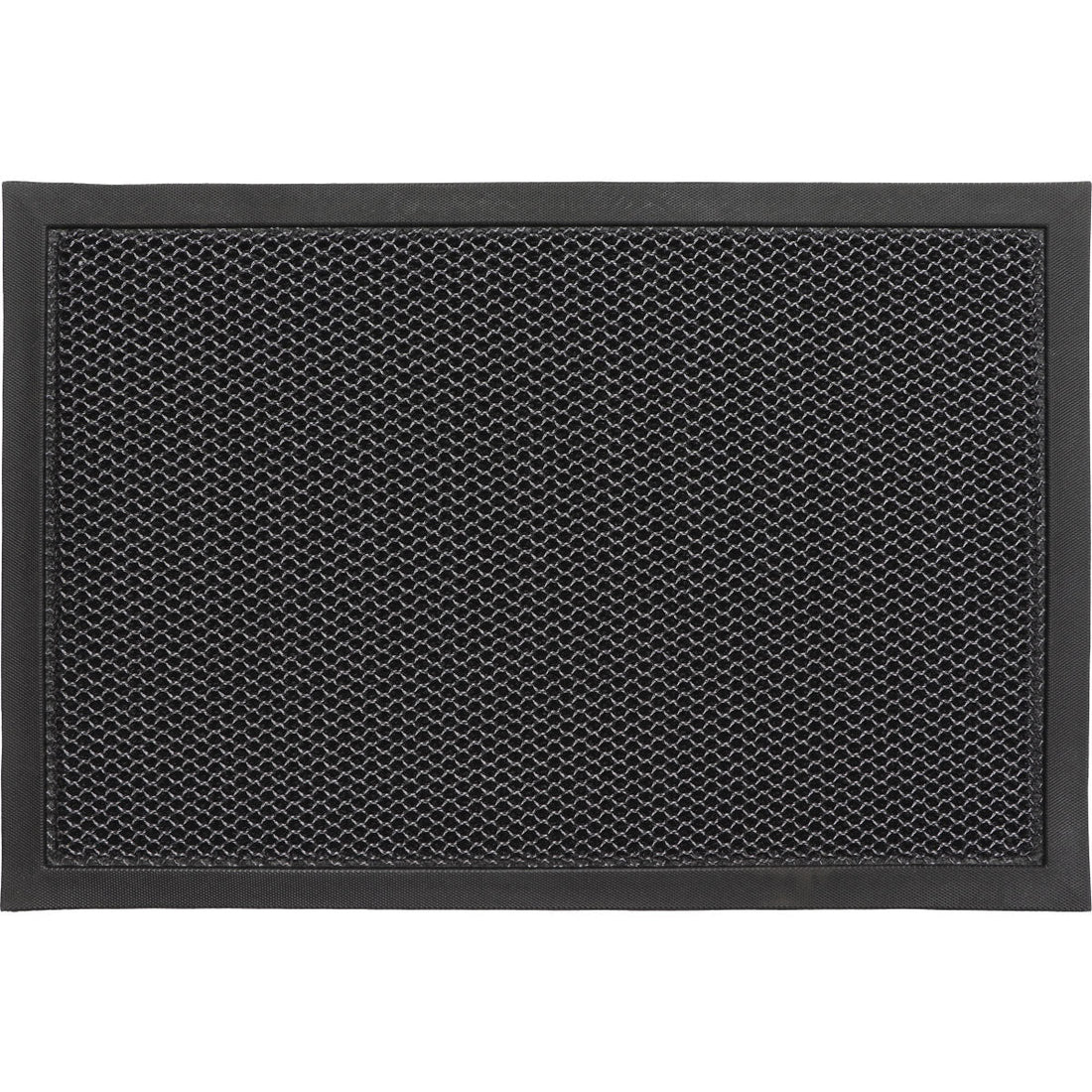 Preș Intrare Exterior 3D Grille 40X60CM Poliester/Tpe - Gri Negru - Preș - Softambient
