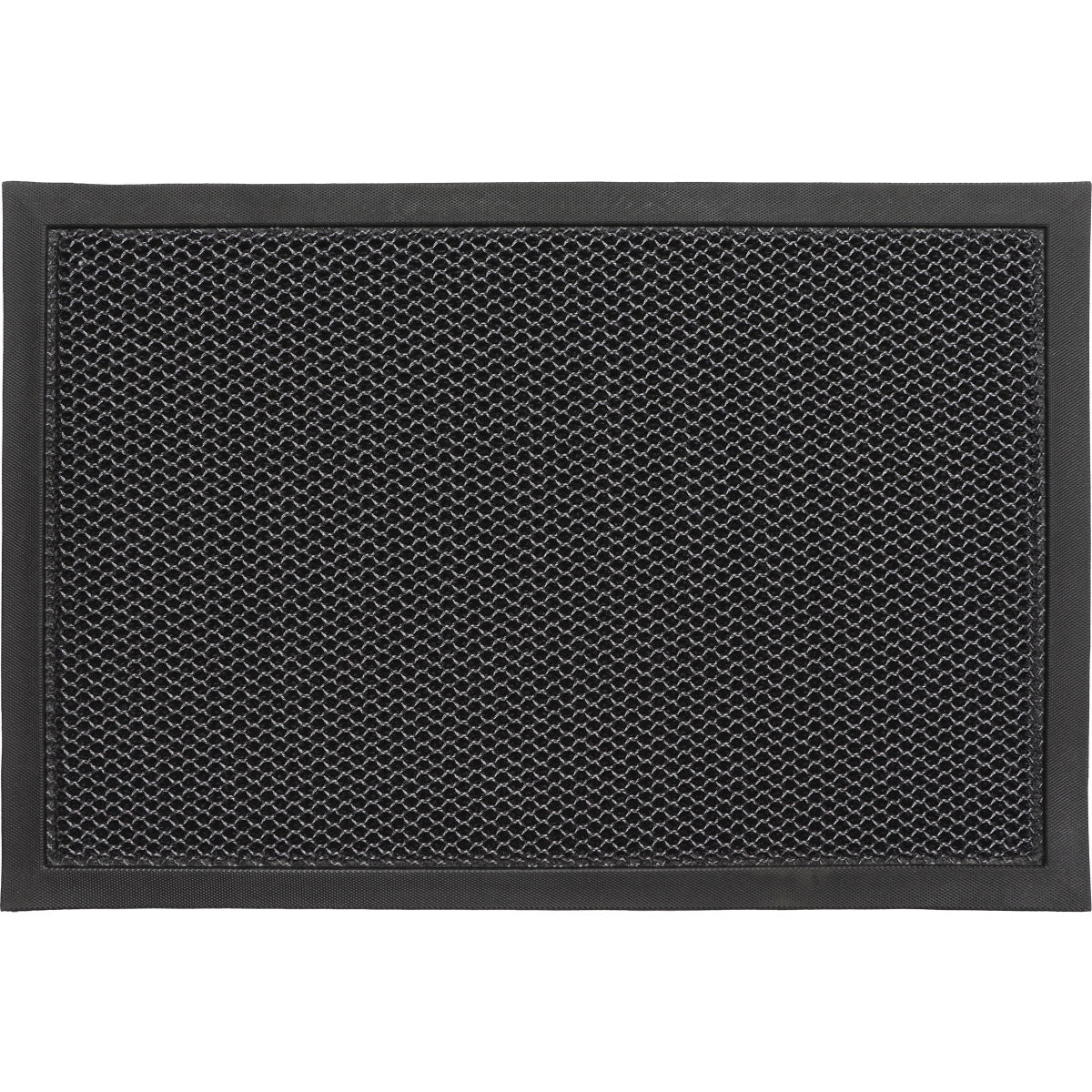 Preș Intrare Exterior 3D Grille 40X60CM Poliester/Tpe - Gri Negru - Preș - Softambient