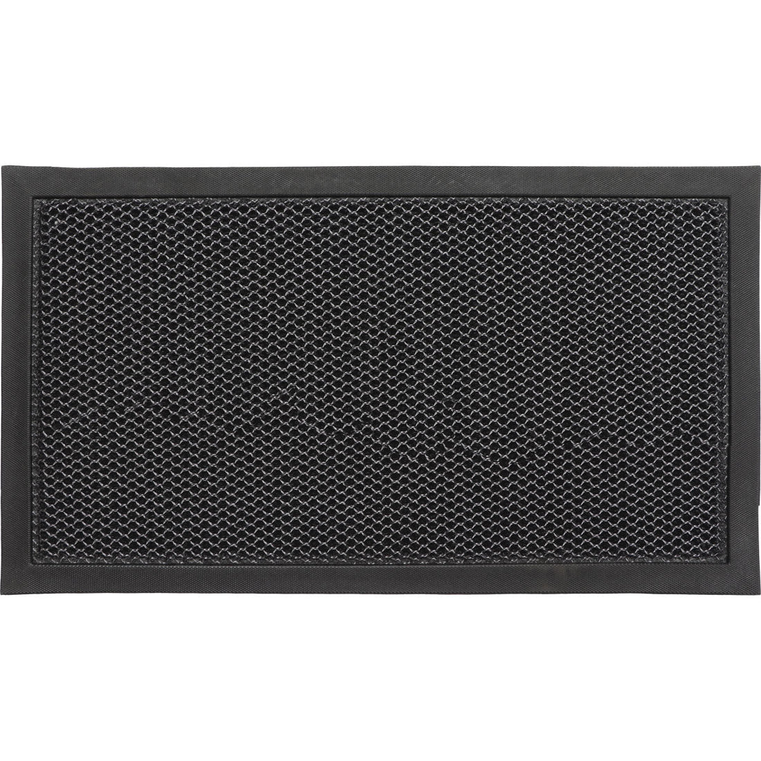 Preș Intrare Exterior 3D Grille 43X76CM Poliester/Tpe - Gri Negru - Preș - Softambient