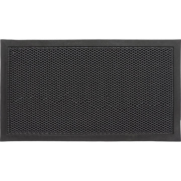 Preș Intrare Exterior 3D Grille 43X76CM Poliester/Tpe - Gri Negru - Preș - Softambient