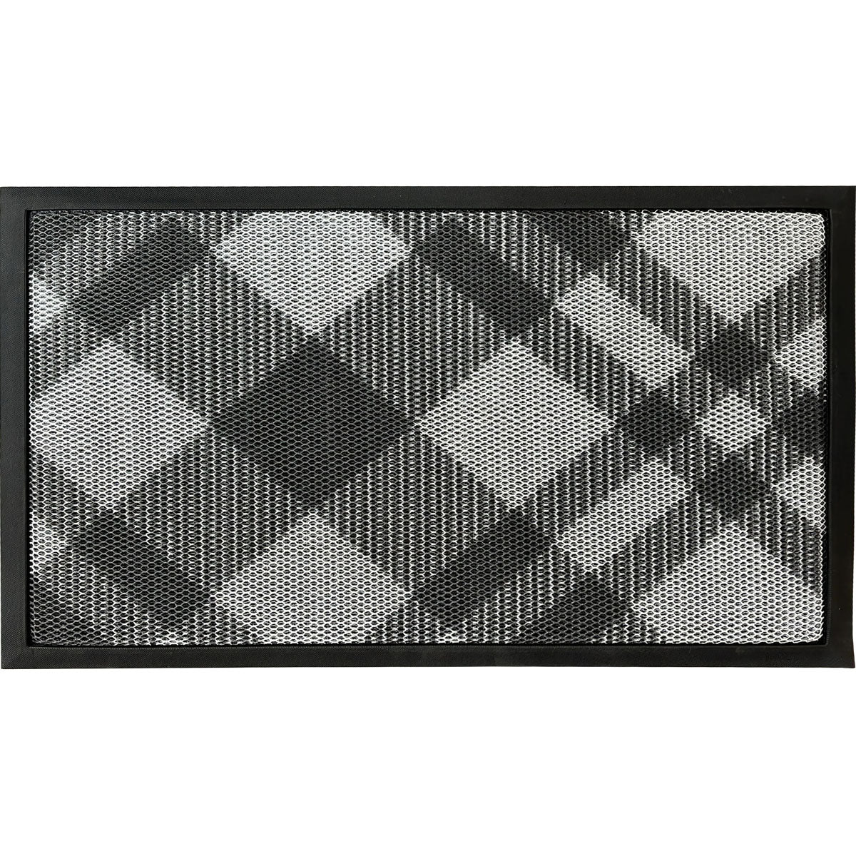 Preș Intrare Exterior 3D Grille 43X76CM Poliester/Tpe - Losange - Preș - Softambient