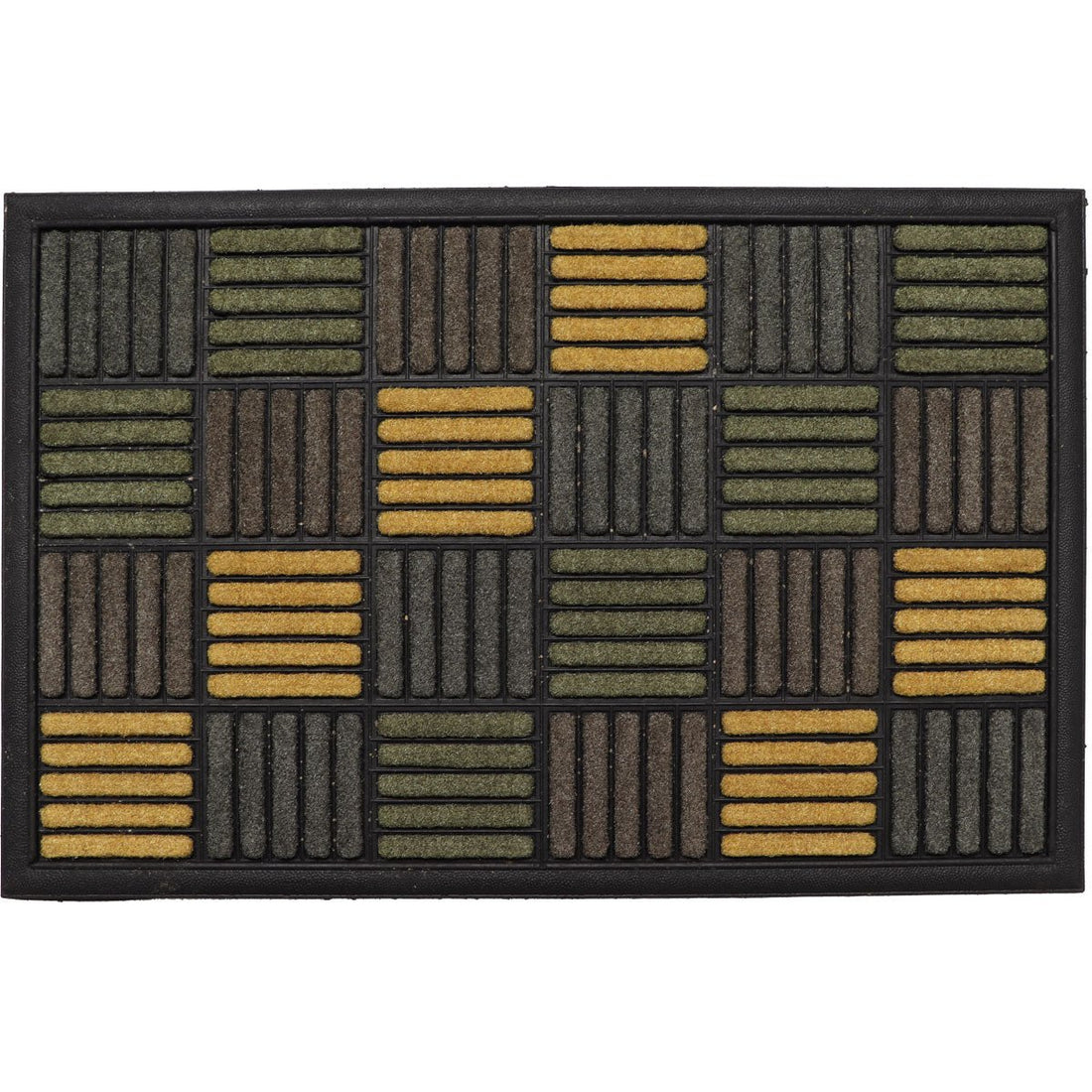 Preș Intrare Exterior Adăpostit Caroll 40X60CM Nailon/Cauciuc - Verde - Preș - Softambient